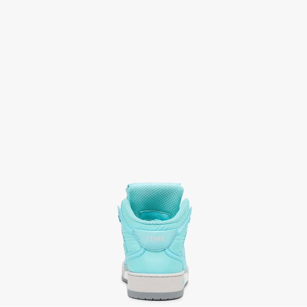 Fendi Match
Turquoise nylon high-tops - Picture 4 of 11